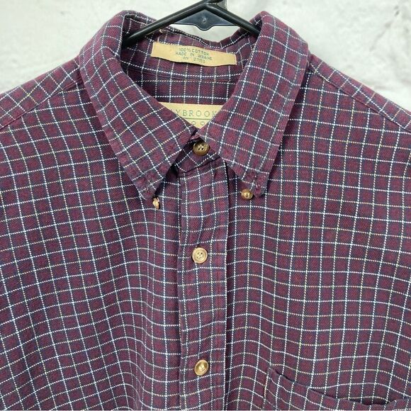 Claybrooke Outdoors Light Flannel Button Down Long Sleeve Men’s Shirt M Pocket - Picture 3 of 10